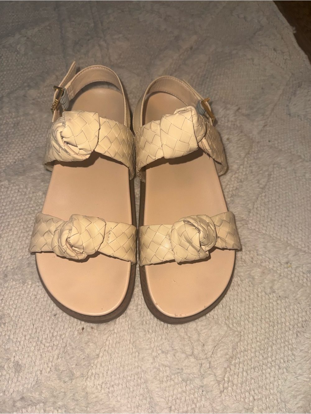 Schutz Braided Knot Strap Sandals